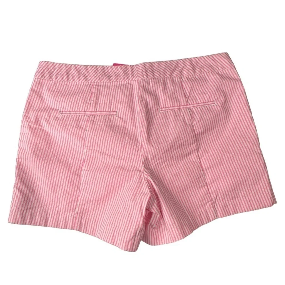 Lilly Pulitzer Pink Tropics Seersucker Kelly Short Size 10 NWT